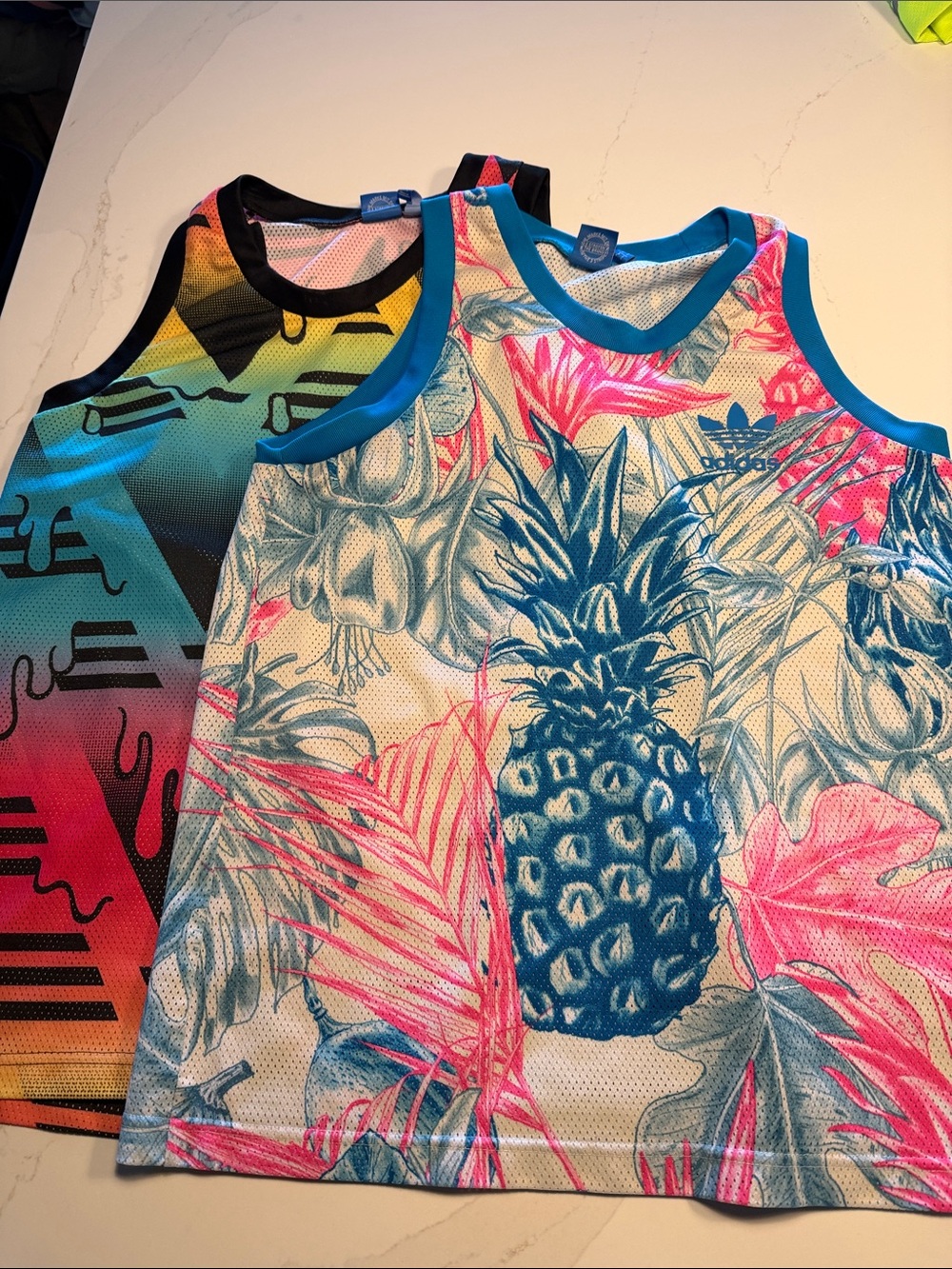 adidas x Jeremy Scott Allover Print Tank Top Men's L 2-Pack